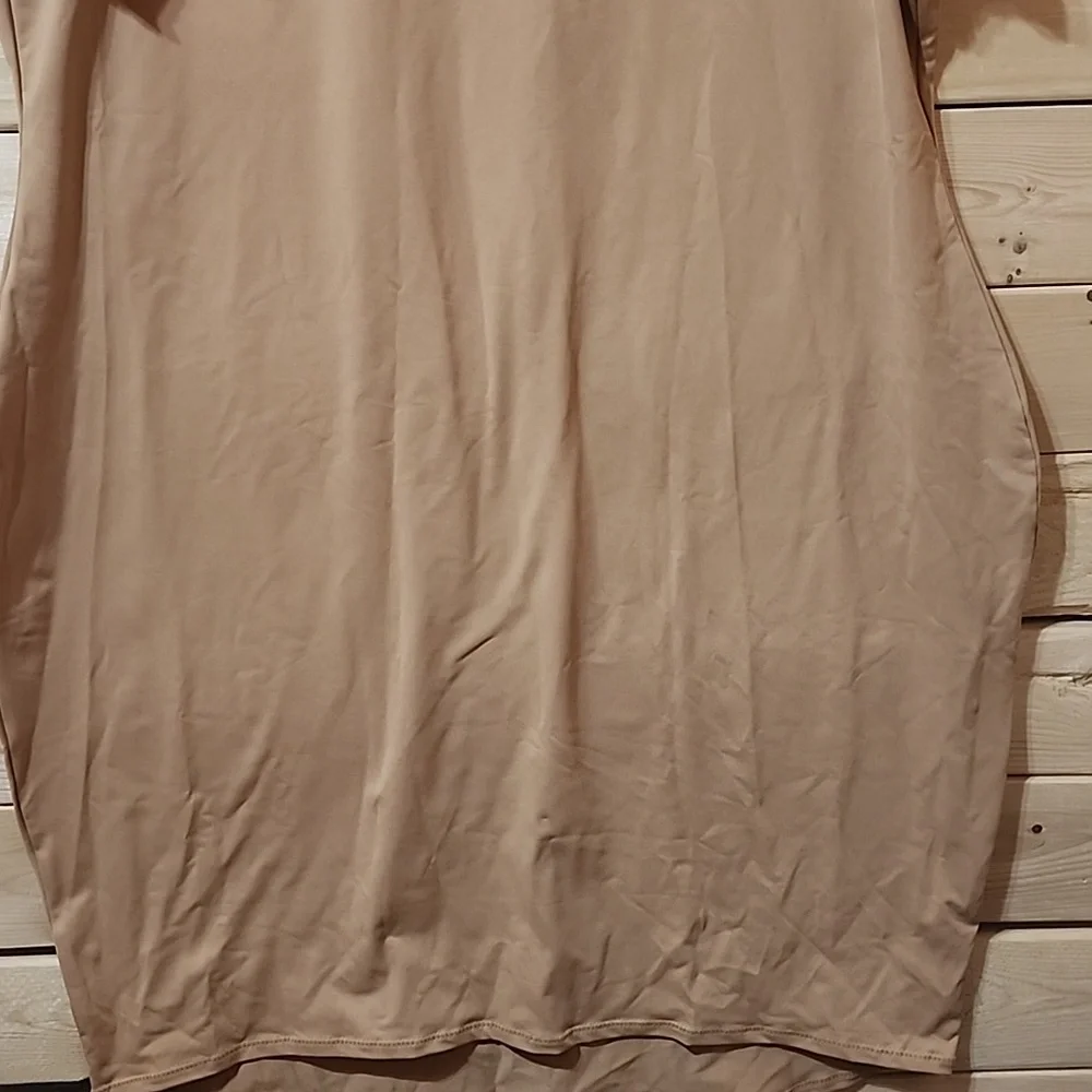 SKIMS Swim T-Shirt Dress Almond Size 3X NEW WITH TAGS